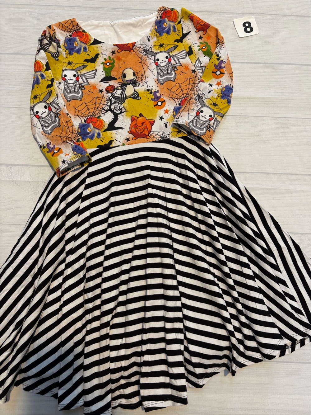 Malia and Kai Pokémon halloween Striped Skirt Dress